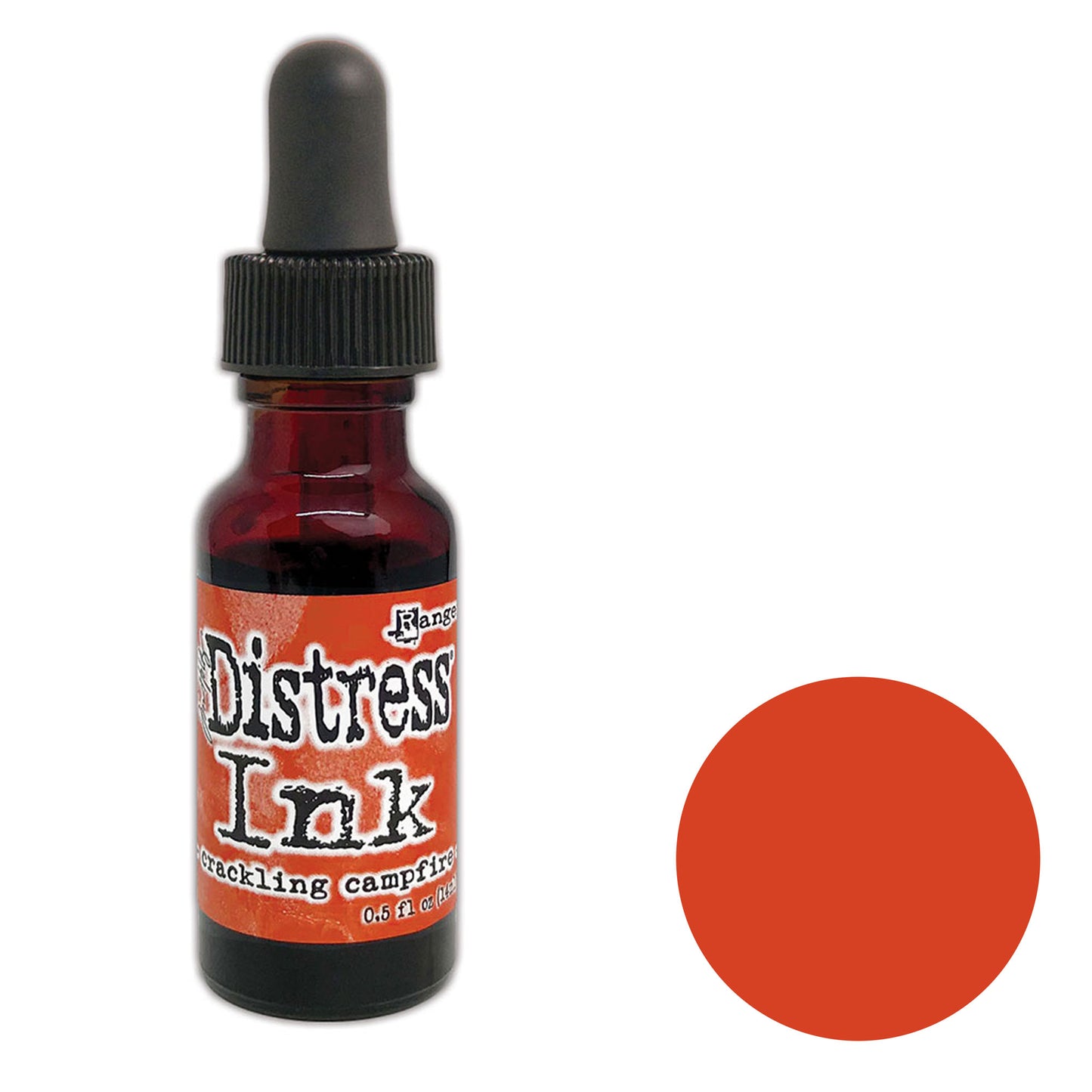 Tim Holtz Distress® Ink Pad Re-Inker Crackling Campfire, 0.5oz