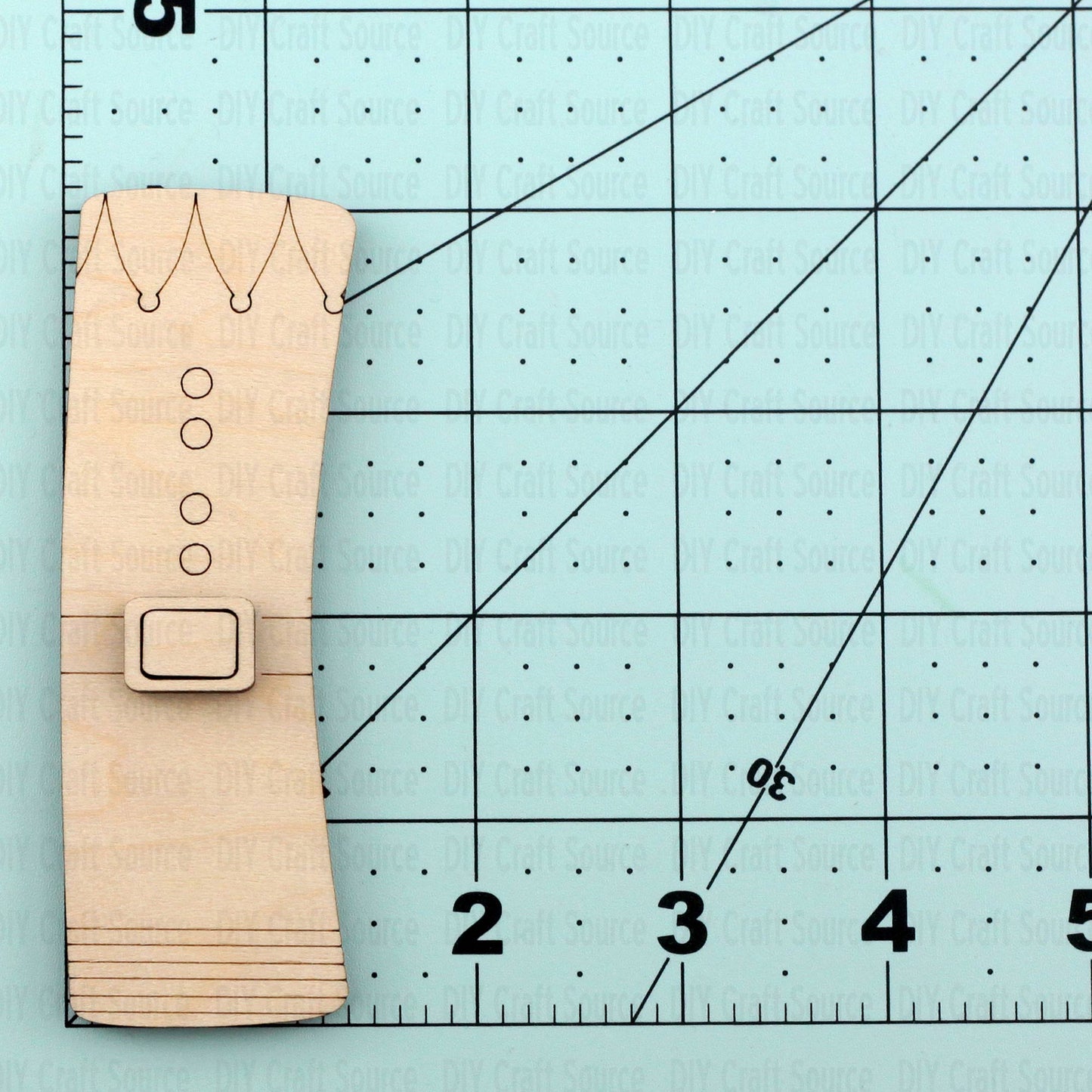 Santas Helper Hair Clip, Wood Laser Blank Pieces, Unfinished Hair Clip Wood is Ready to Paint, Laser Cut Claw Clip Wood for DIY Crafters