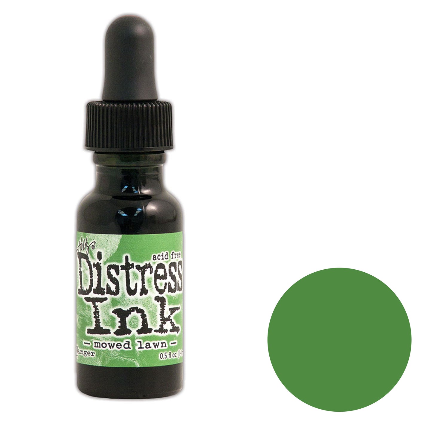 Tim Holtz Distress® Ink Pad Re-Inker Mowed Lawn, 0.5oz