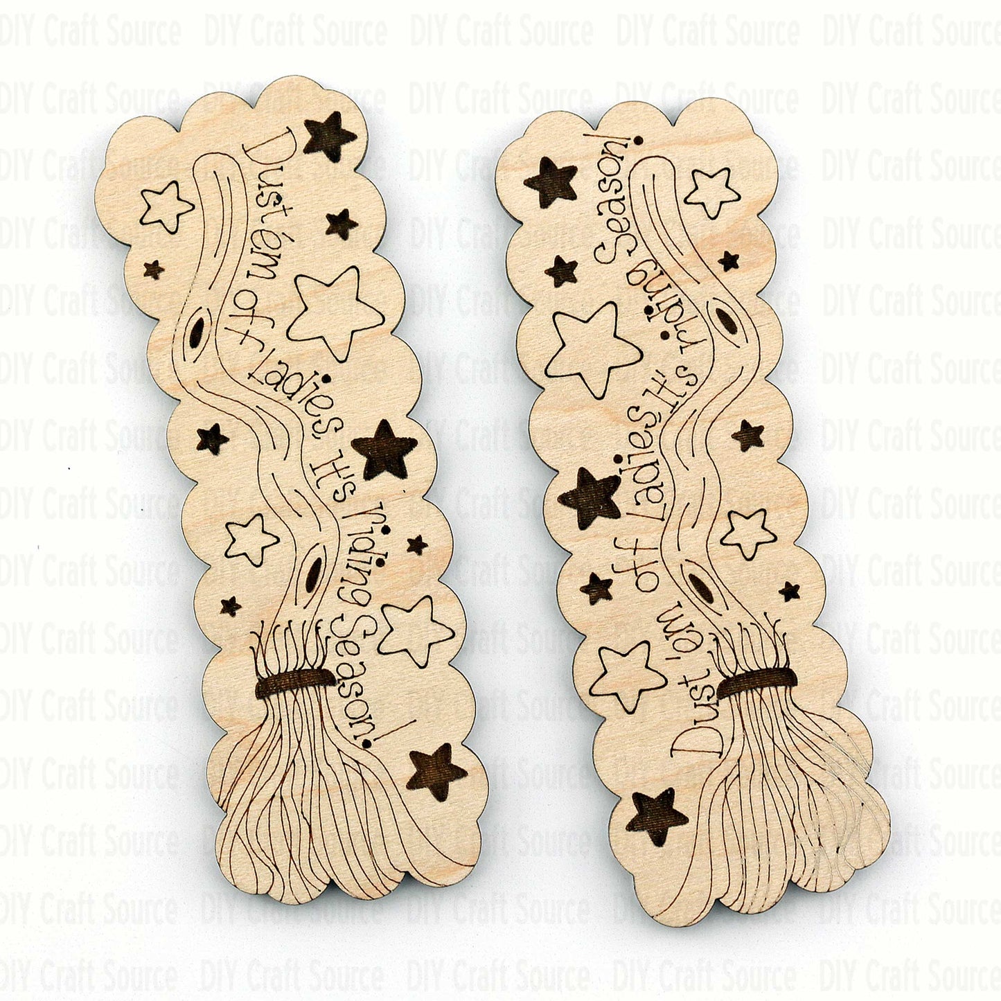 Halloween broom hair clip