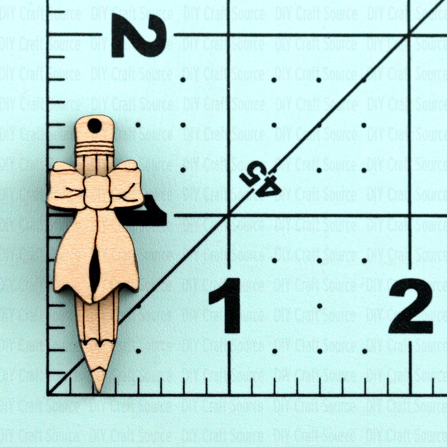 Wooden unfinished teacher earring blanks