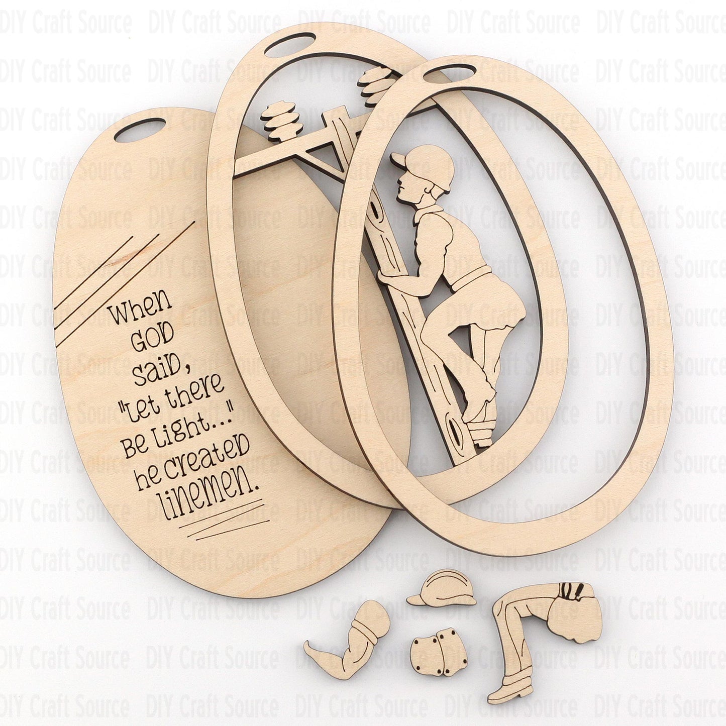lineman ornament