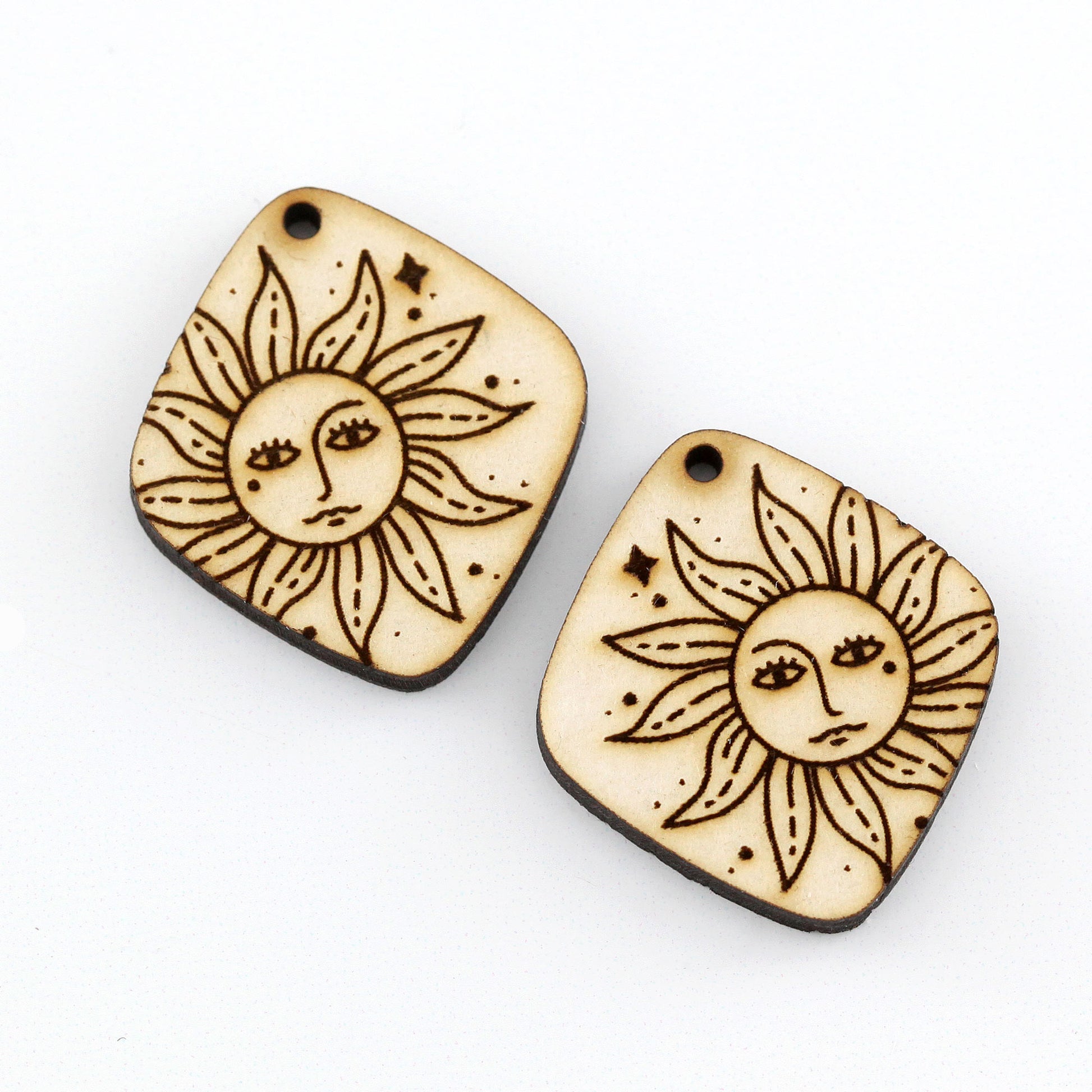 celestial sun earrings