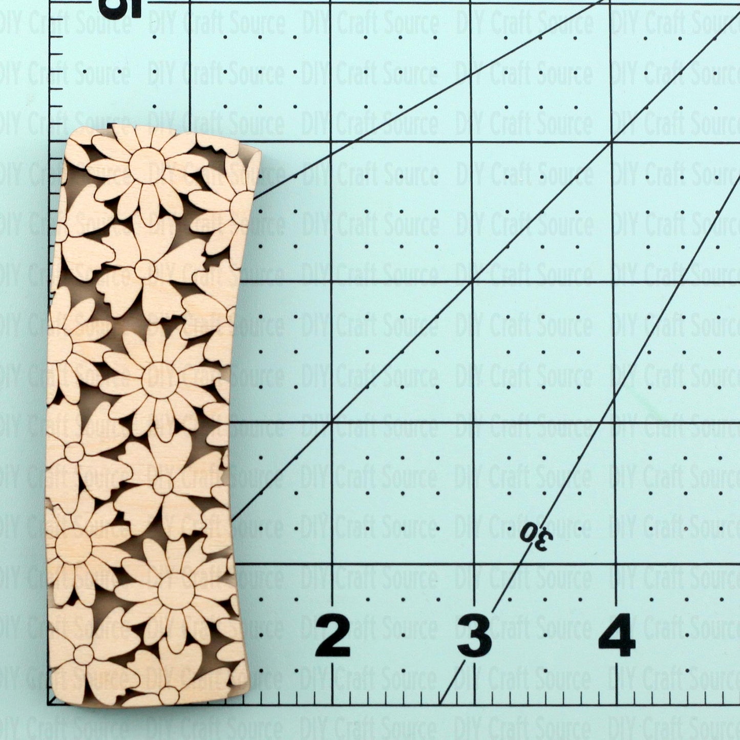 Floral Wood Laser Blank Hair Clip Pieces, Unfinished Flowers Hair Clip Wood is Ready to Paint, Laser Cut Claw Clip Wood for the DIY Crafter