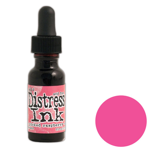 Tim Holtz Distress® Ink Pad Re-Inker Picked Raspberry, 0.5oz