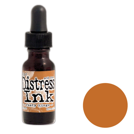 Tim Holtz Distress® Ink Pad Re-Inker Rusty Hinge, 0.5oz