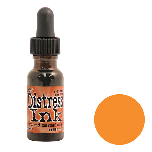 Tim Holtz Distress® Ink Pad Re-Inker Spiced Marmalade, 0.5oz