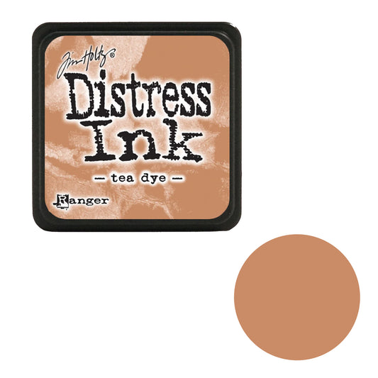 Tim Holtz Distress Ink pad for Ranger with a brown color swatch on a white background