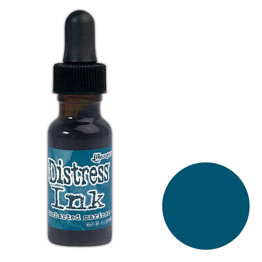 Tim Holtz Distress® Ink Pad Re-Inker Uncharted Mariner, 0.5oz