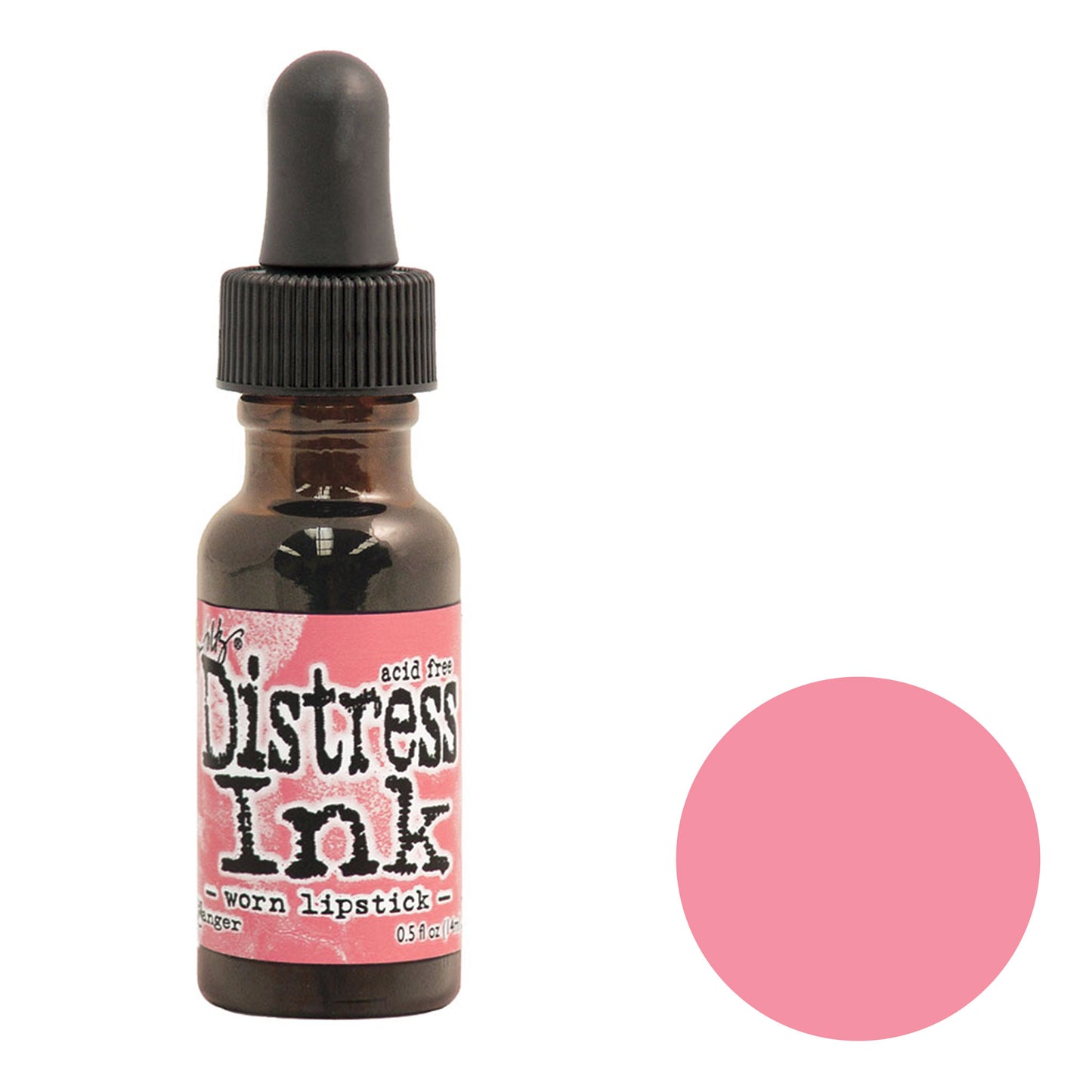 Tim Holtz Distress® Ink Pad Re-Inker Worn Lipstick, 0.5oz
