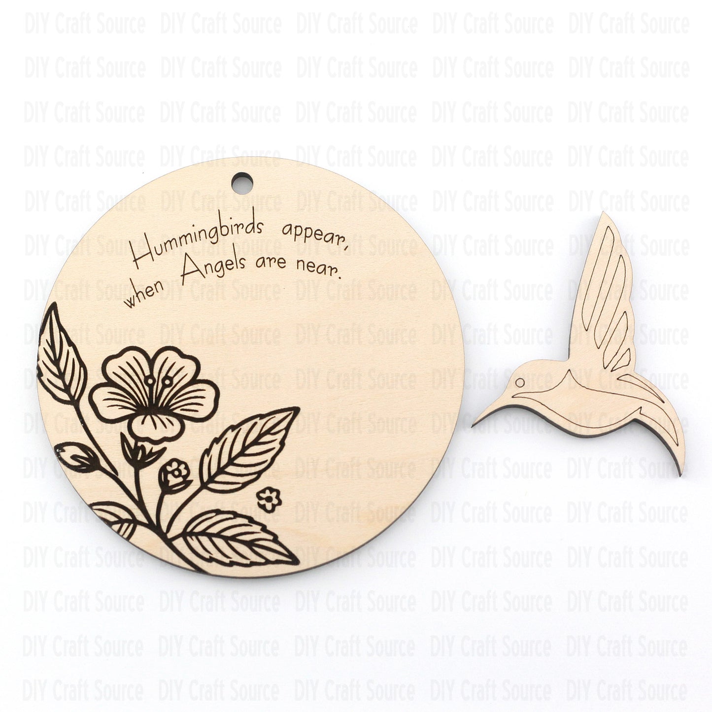 hummingbird ornament wood blanks